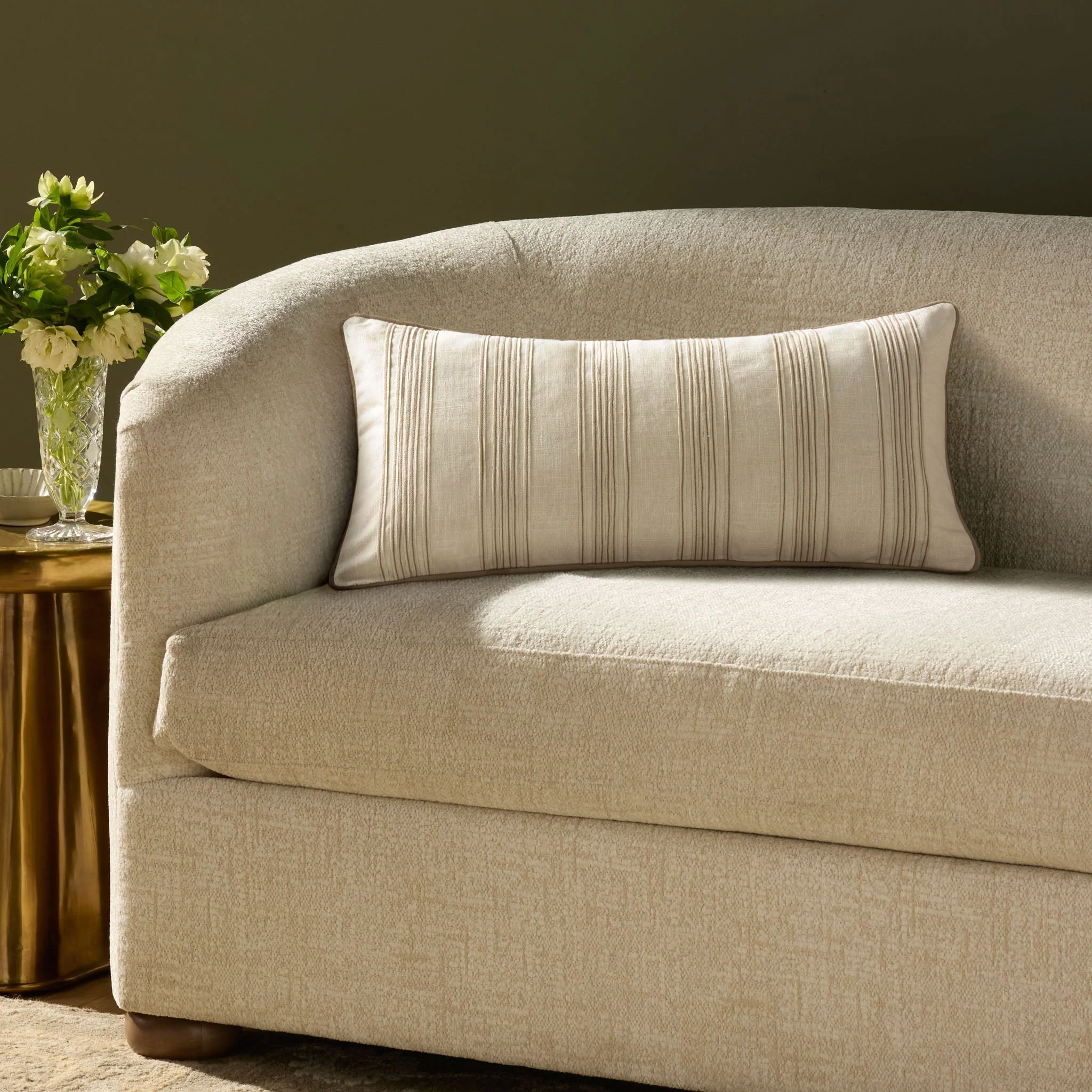 Verona Ivory Pillows | Chris Loves Julia x Loloi - Image 2