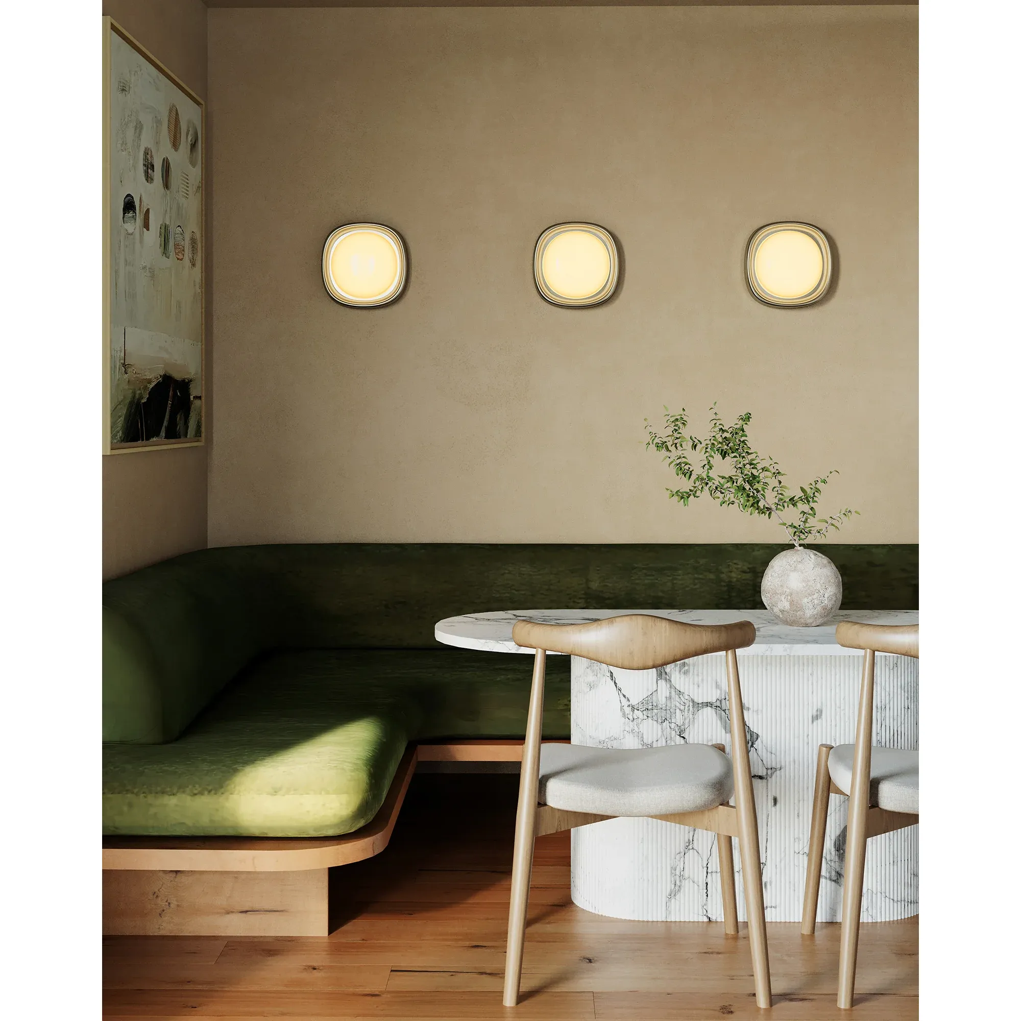 Pebble 8-in Flush Mount - Image 2