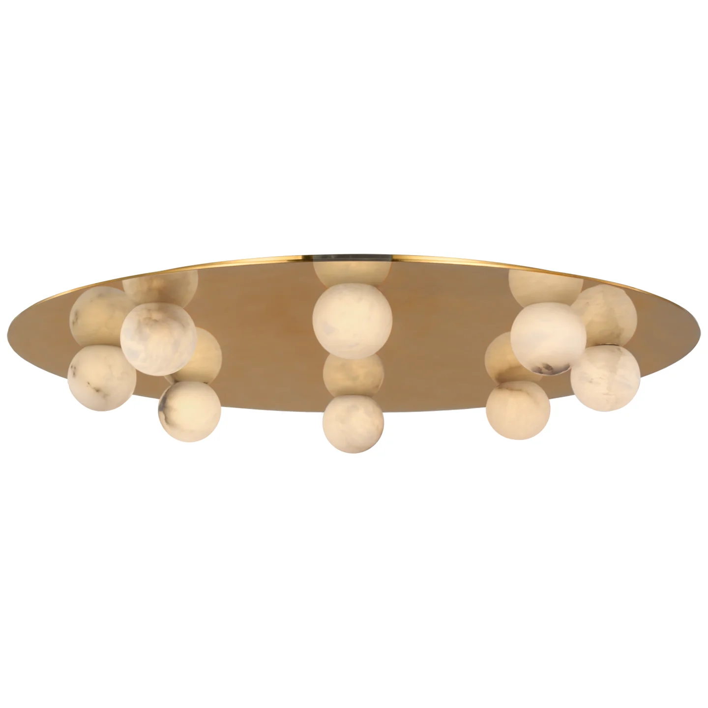Pertica 30" Eight Light Flush Mount - Image 3