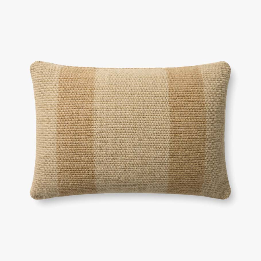 Mistwood Beige Pillow | Leanne Ford x Loloi