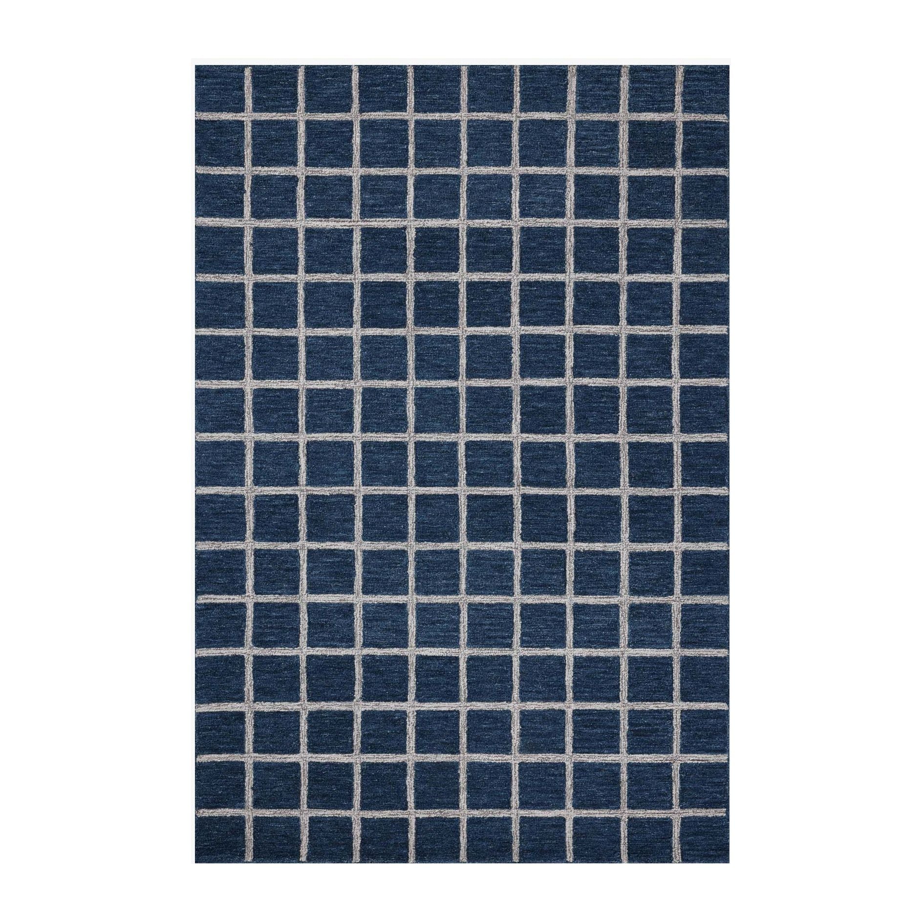 Polly Navy / Silver Rug | Chris Loves Julia x Loloi