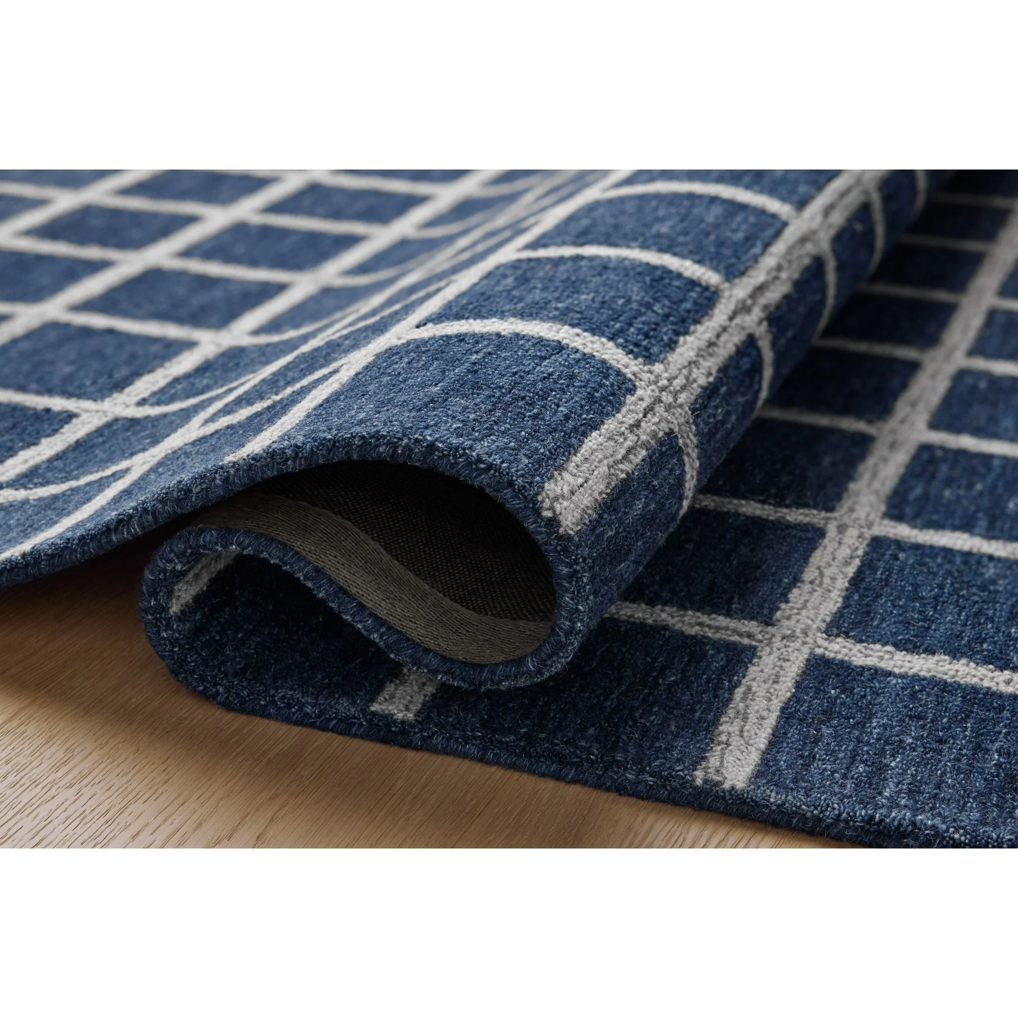 Polly Navy / Silver Rug | Chris Loves Julia x Loloi - Image 4
