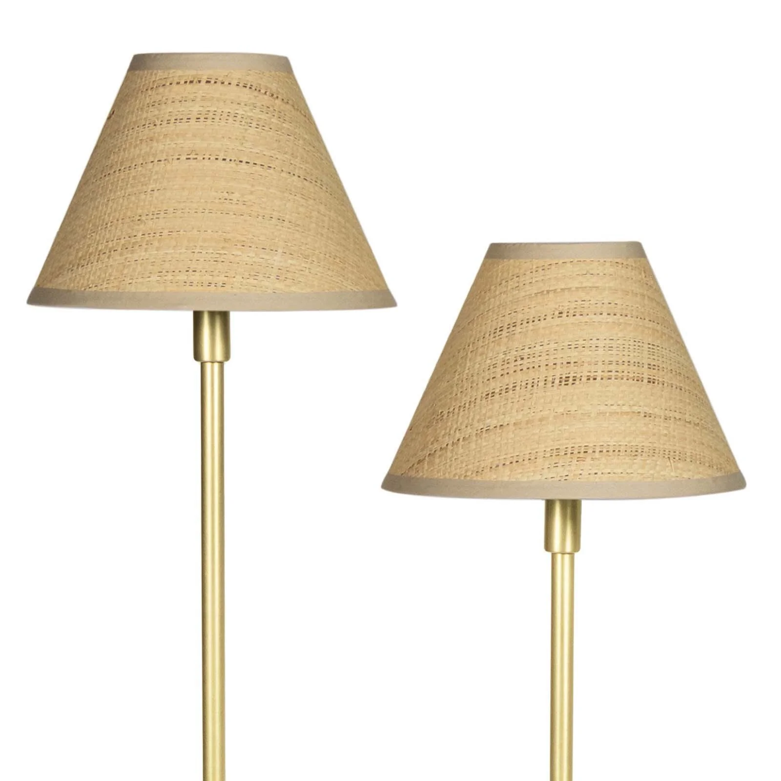 Polly Rattan Double Arm Table Lamp - Image 10