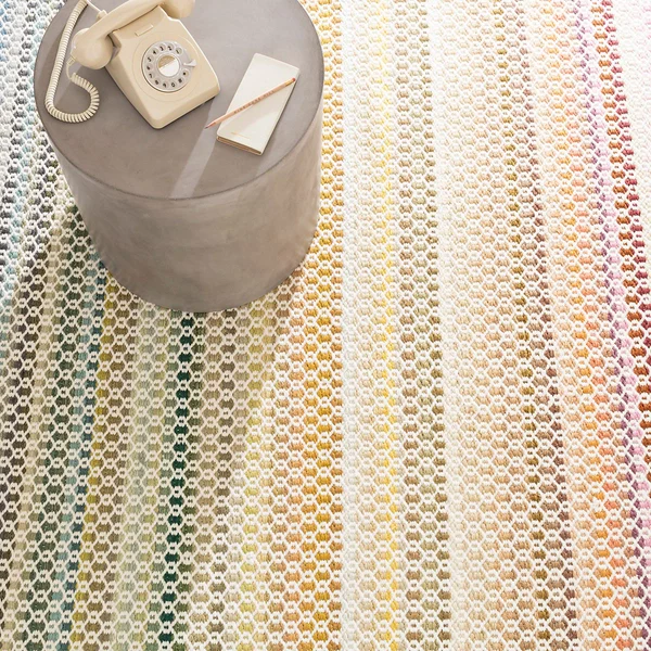 Poppy Multi Handwoven Wool Rug - Image 3