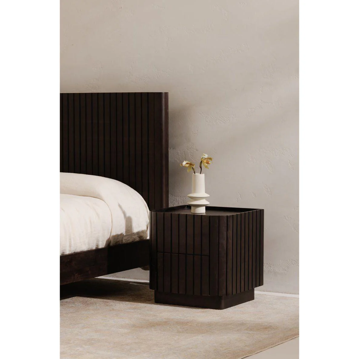 Povera Black Nightstand - Image 3
