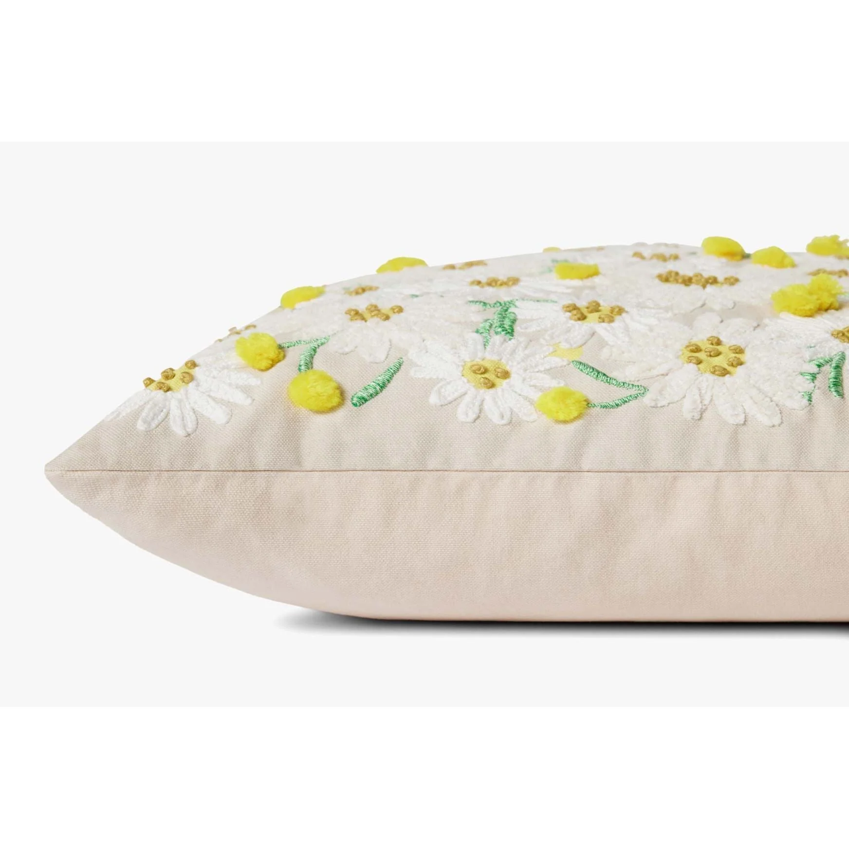 Daisies Beige Pillow | Rifle Paper Co. x Loloi - Image 3