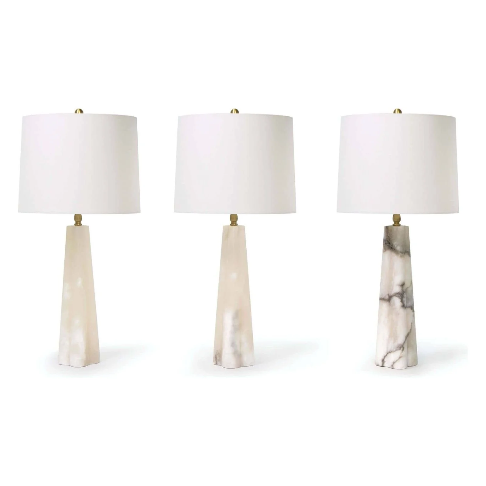 Quatrefoil Alabaster Table Lamp - Image 7