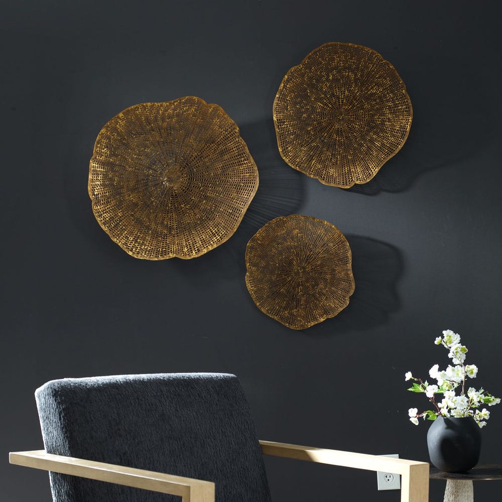 Radiance Metal Wall Decor, S/3 - Image 2