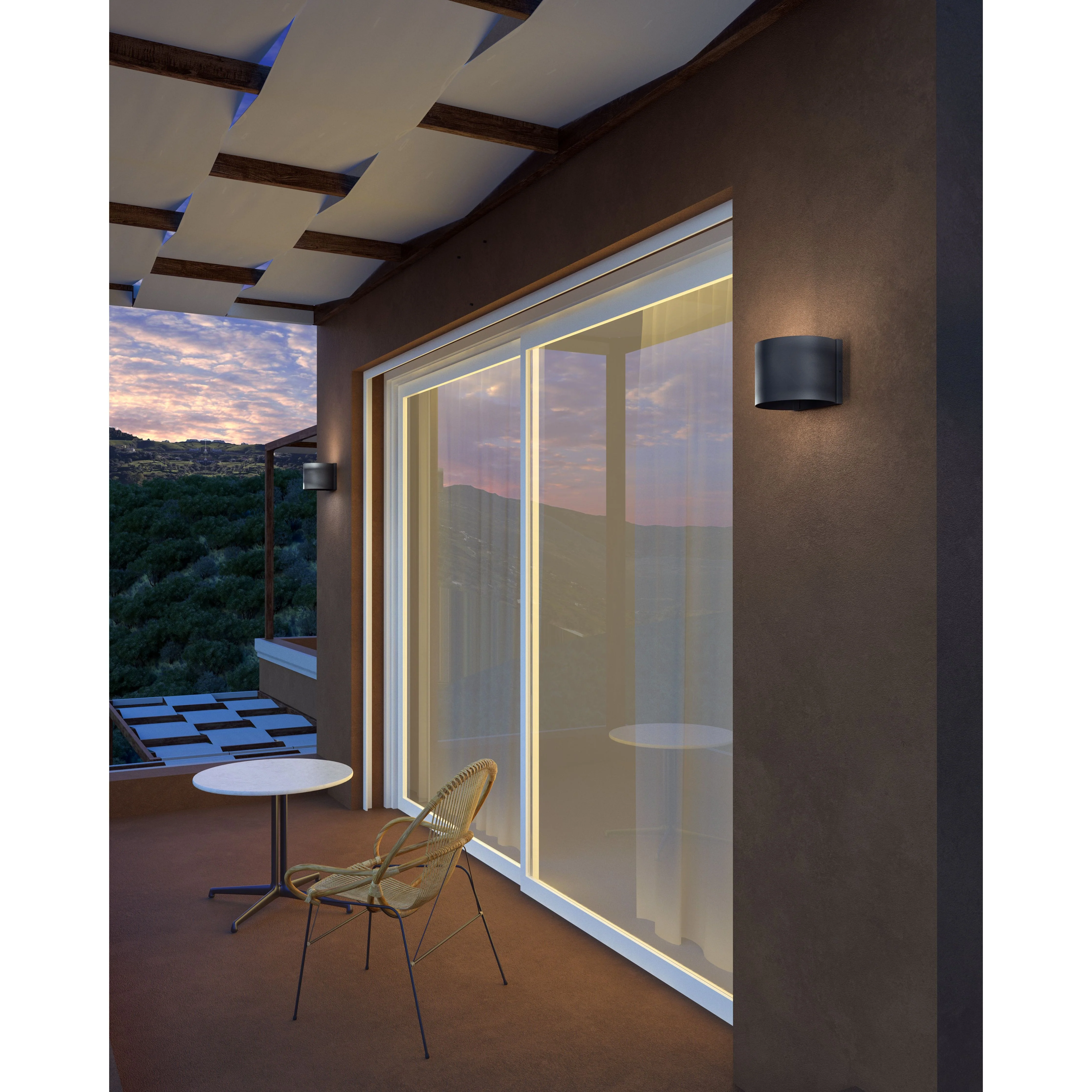 Rene 6-in Exterior Wall Sconce - Image 2