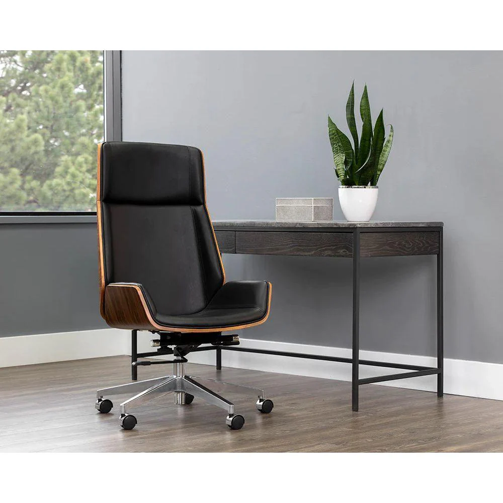 Rhett Office Chair - Dillon Black - Image 3