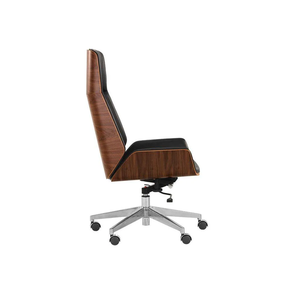 Rhett Office Chair - Dillon Black - Image 4