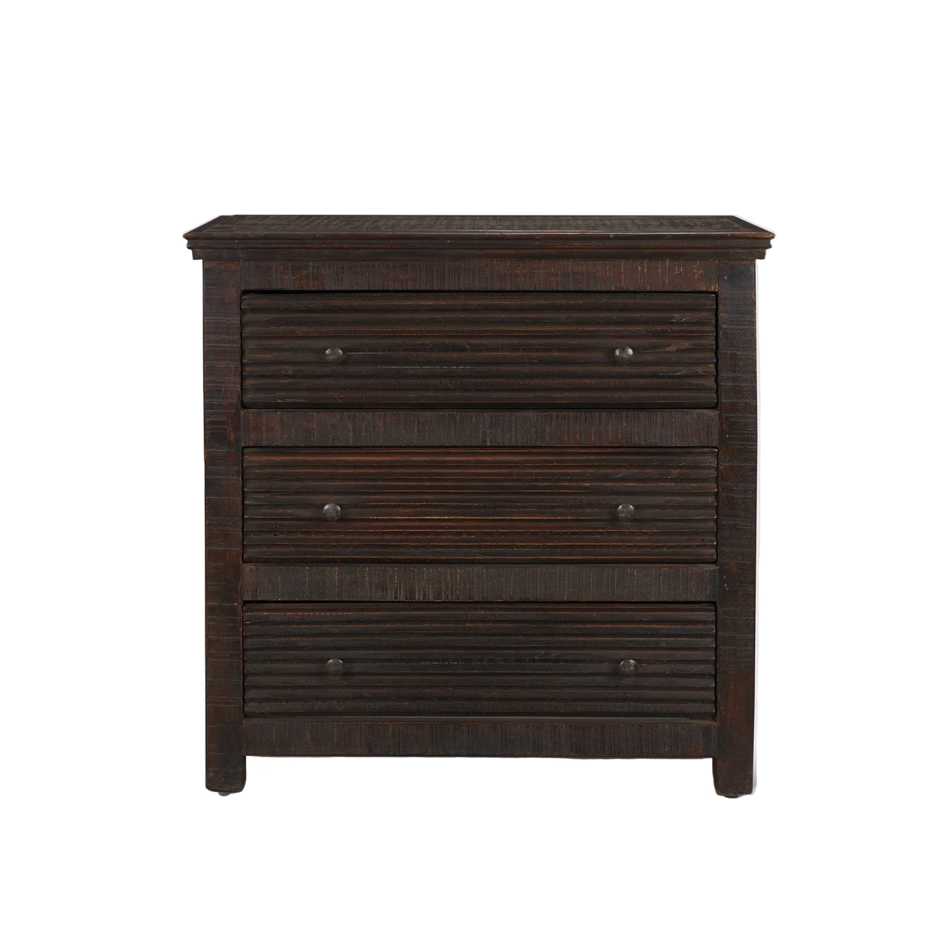 Rhett Reclaimed Wood 3 Drawer Cabinet