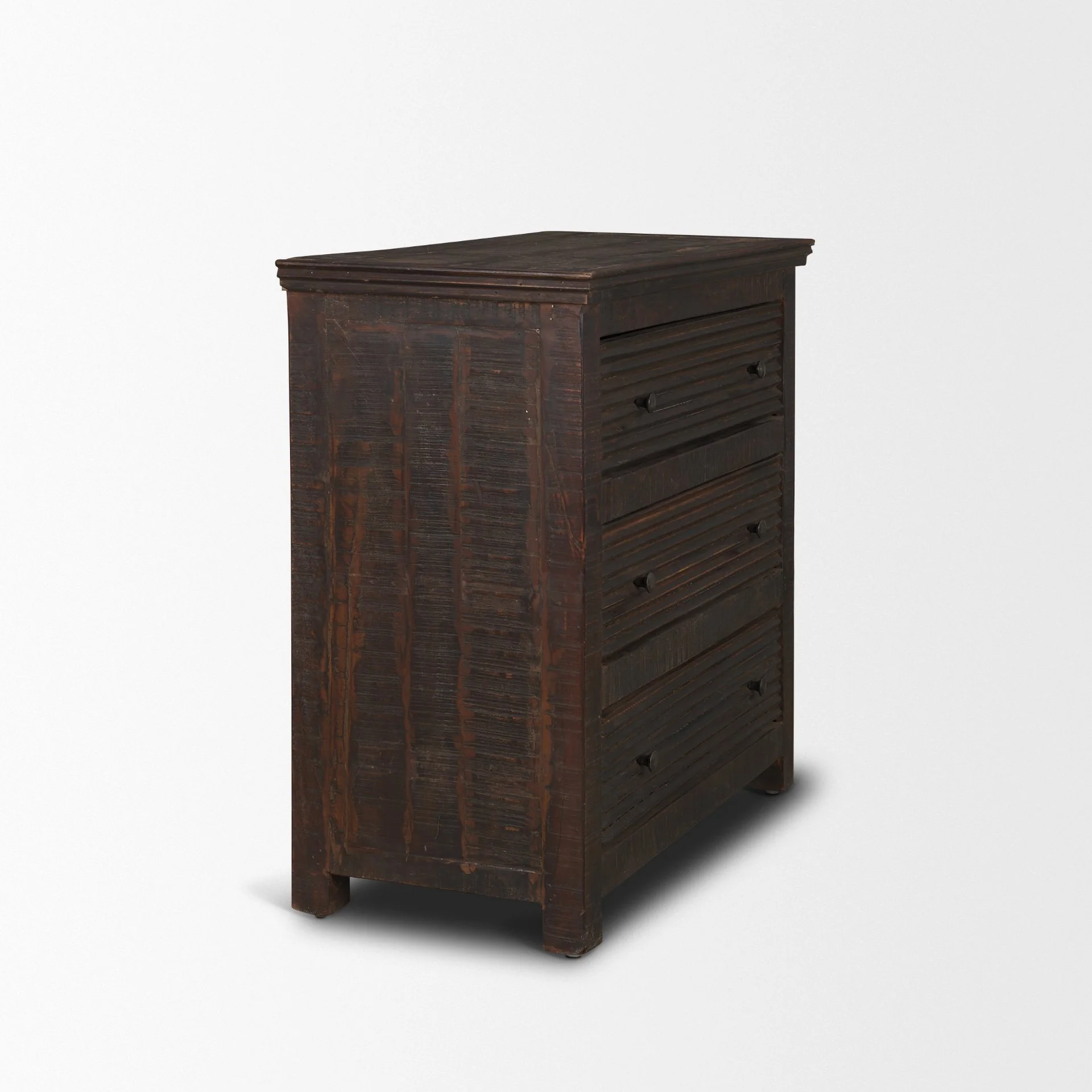 Rhett Reclaimed Wood 3 Drawer Cabinet - Image 5