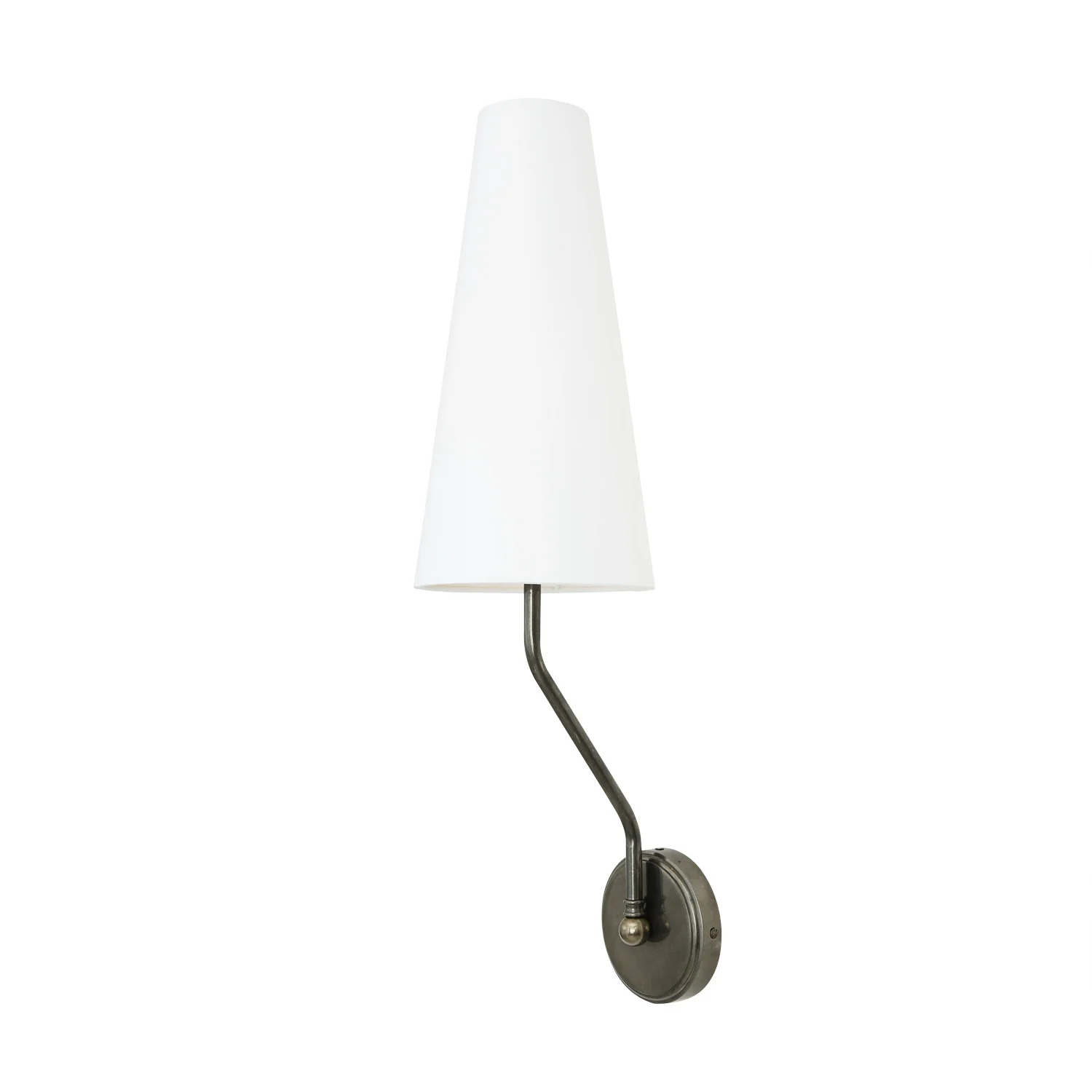 Rhyl Slender Wall Sconce with Tall Fabric Shade - Image 5