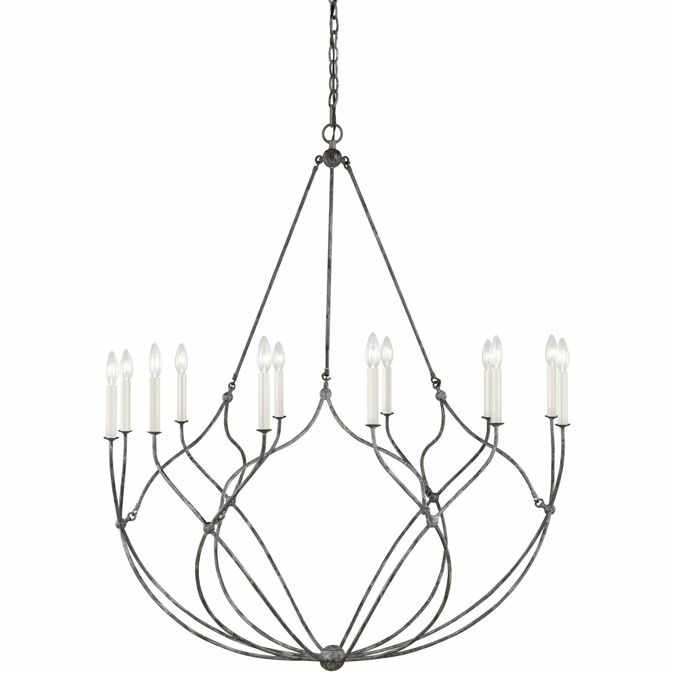 Richmond Chandelier | Weathered Galvanized - Image 3