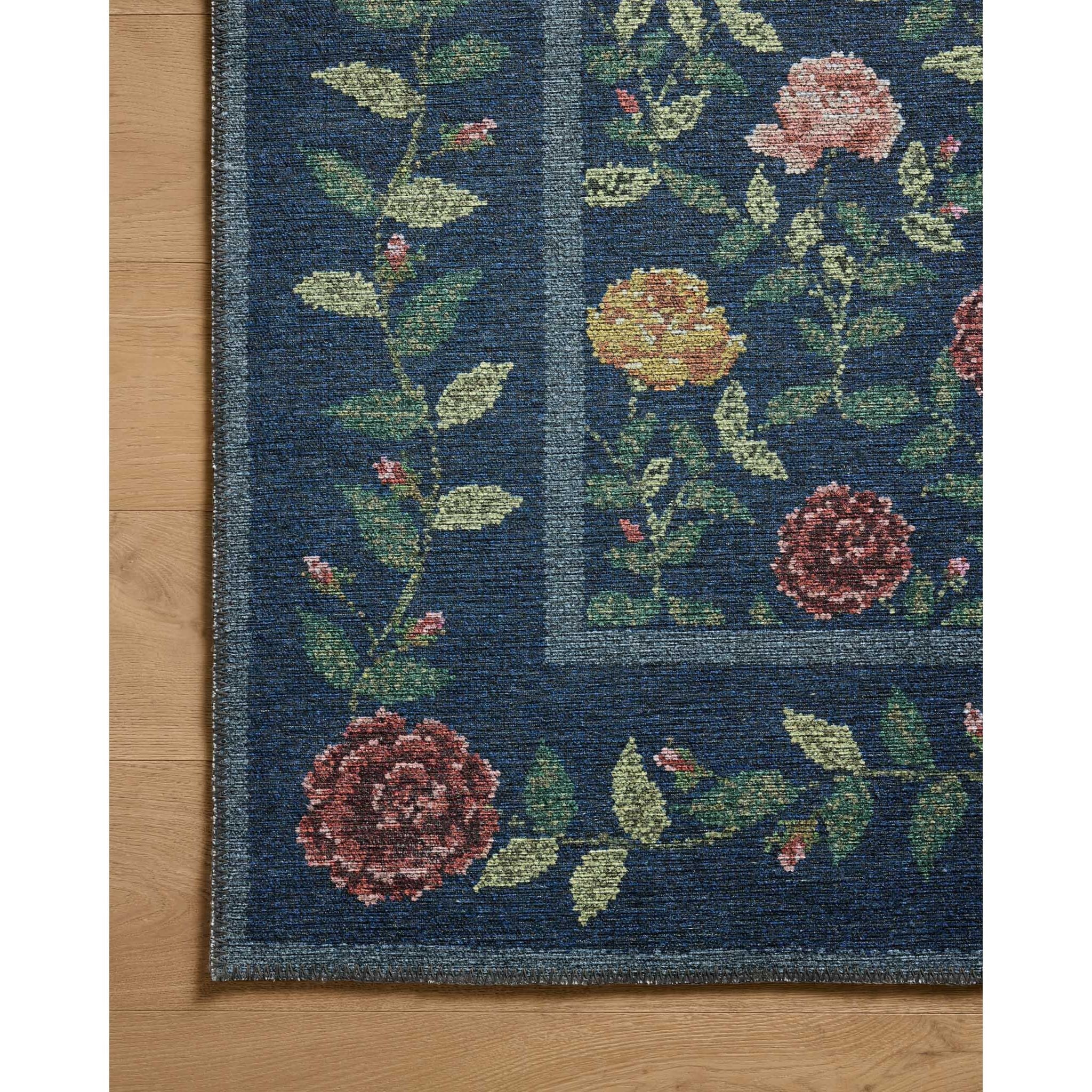 Rifle Paper Wildwood Navy Rug | Rifle Paper Co. x Loloi - Image 5