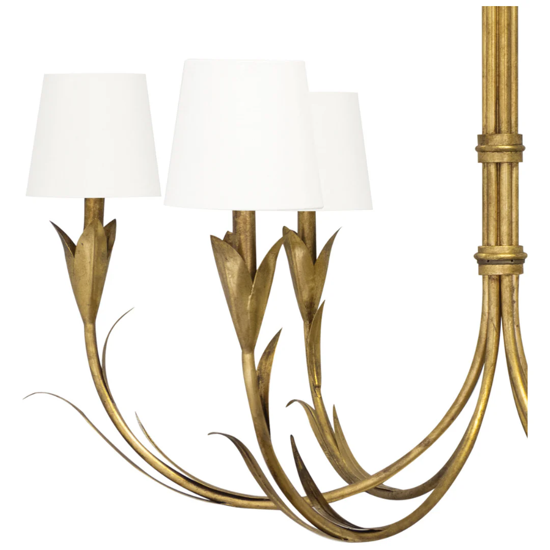 River Reed Chandelier Gild | Open Box - Image 3