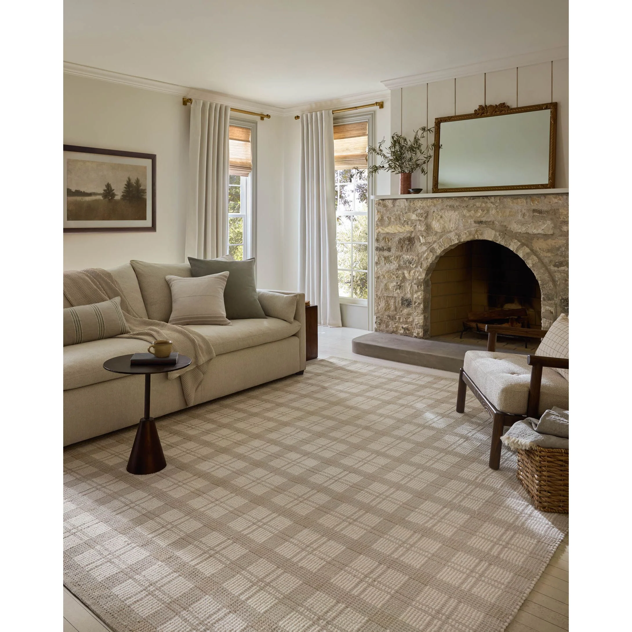 Ryder Beige / Ivory Rug | Magnolia Home by Joanna Gaines x Loloi - Image 2