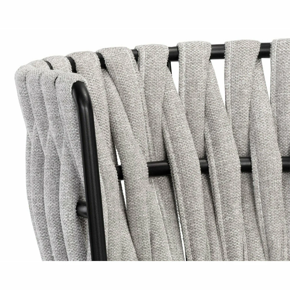 Sarai Dining Armchair - Belfast Heather Grey - Image 7