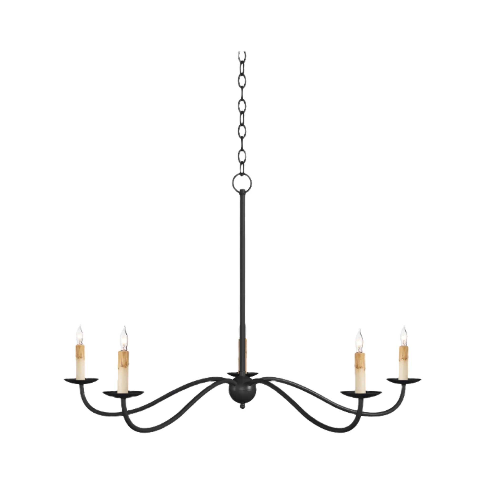 Saxon Small Black Chandelier