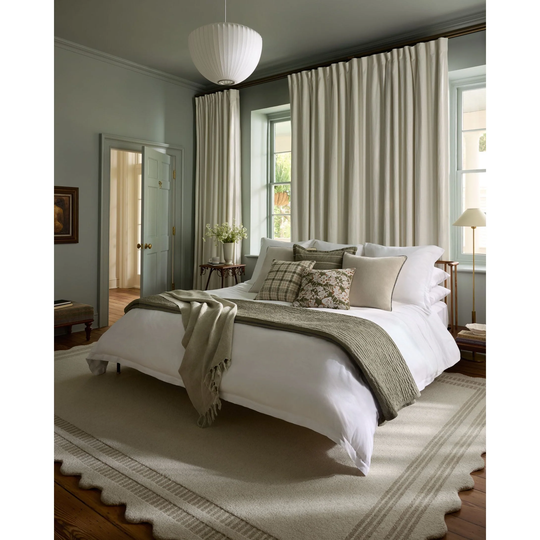 Scottie Ivory / Grey Rug | Chris Loves Julia x Loloi - Image 2