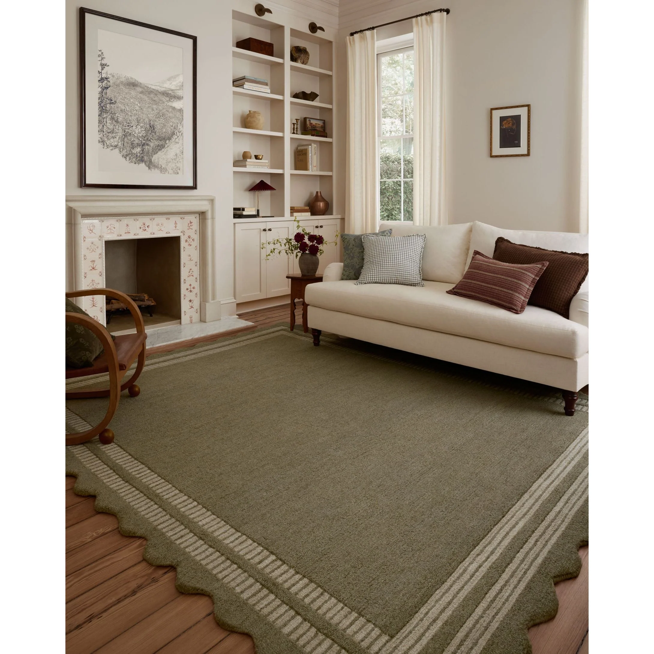 Scottie Olive / Pebble Rug | Chris Loves Julia x Loloi - Image 2