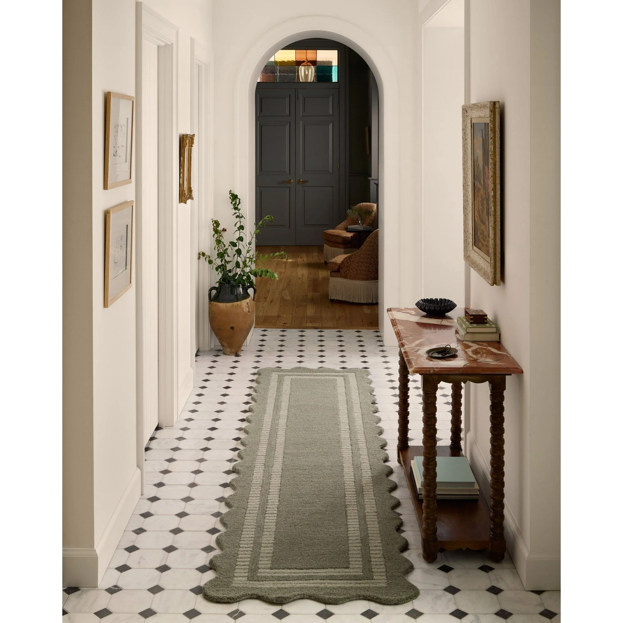 Scottie Olive / Pebble Rug | Chris Loves Julia x Loloi - Image 3