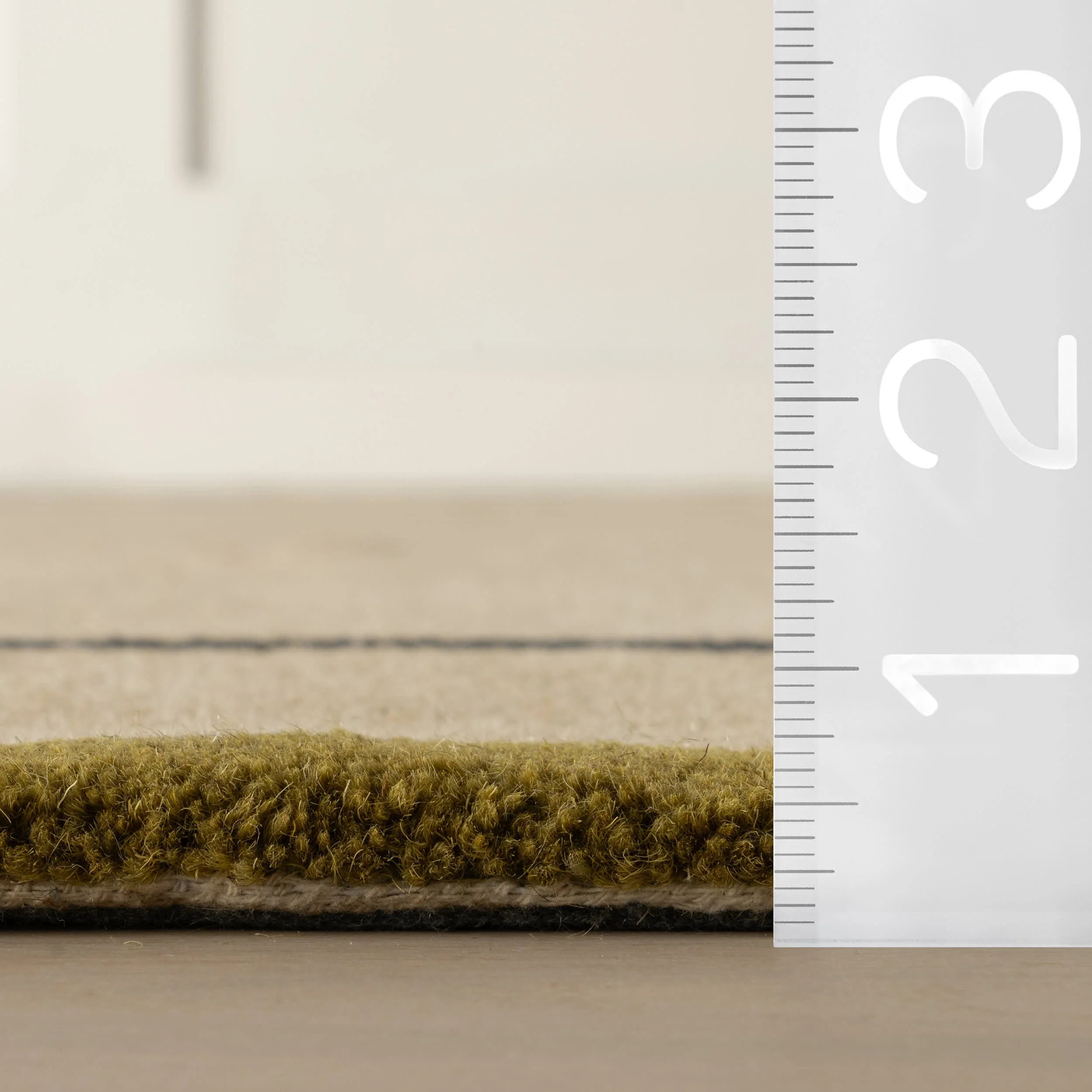 Serge Bordered Wool Rug by Nate Berkus | Tan - Image 6