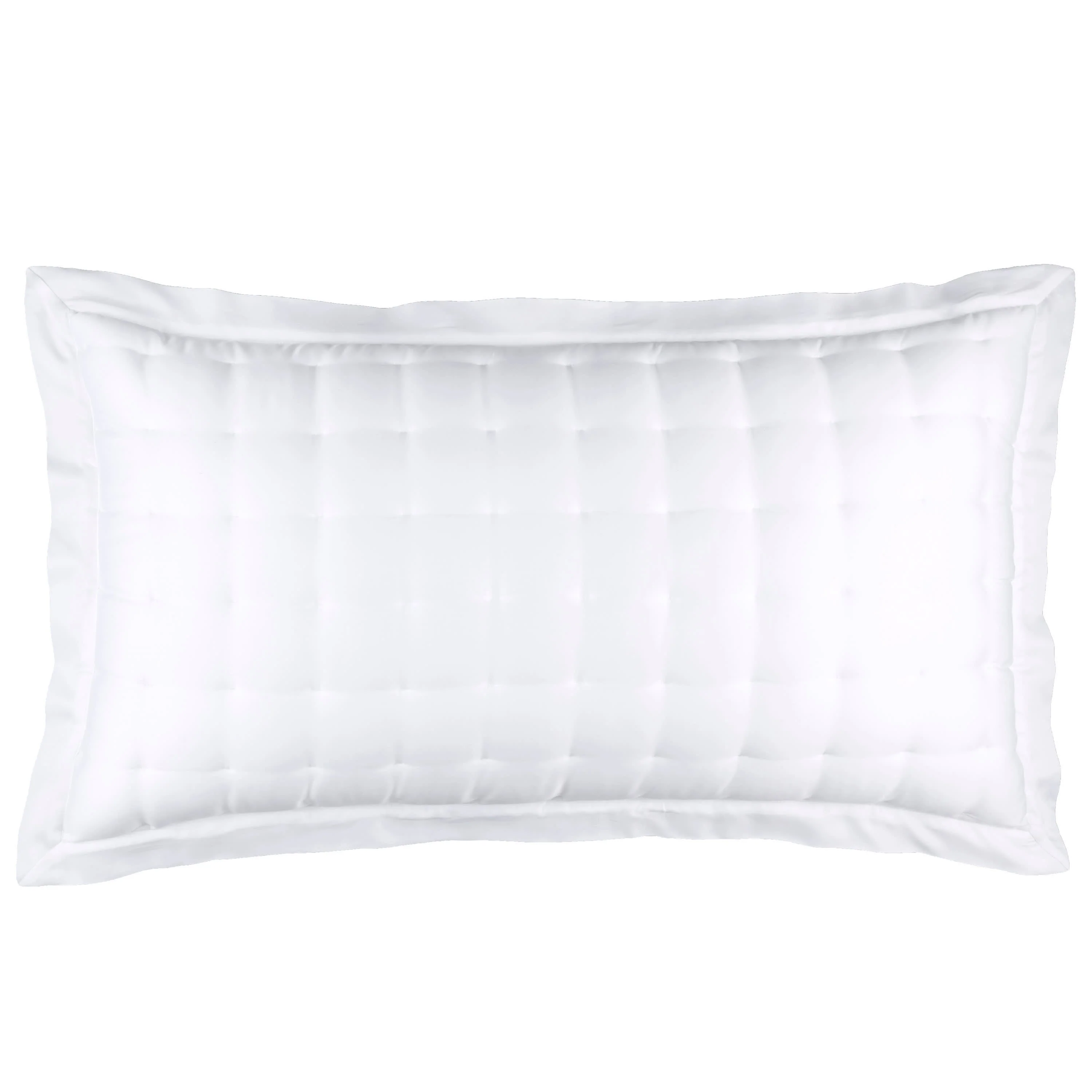 Silken Solid Puff Sham | White - Image 4