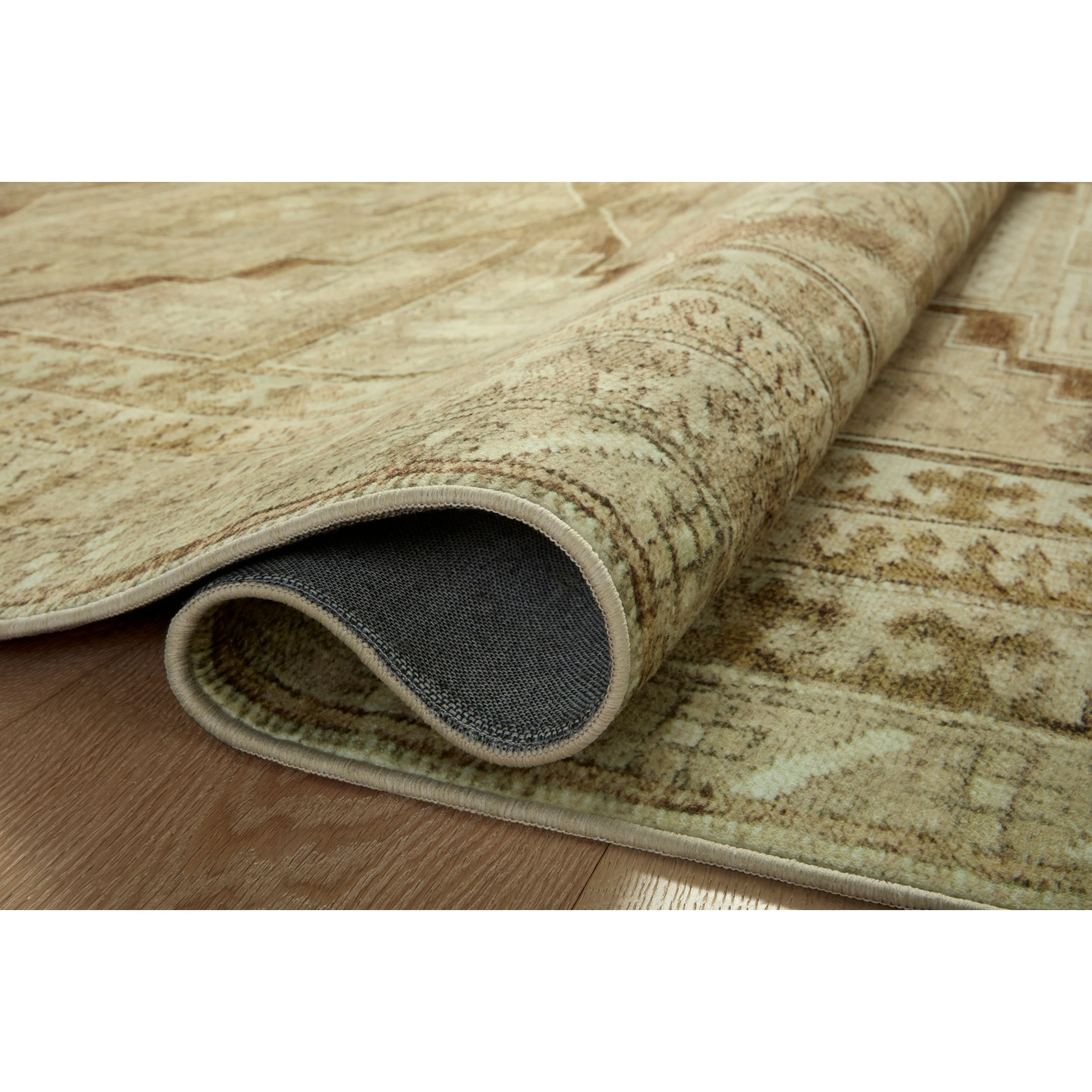 Sinclair Khaki / Tobacco  Rug | Magnolia Home by Joanna Gaines x Loloi - Image 10