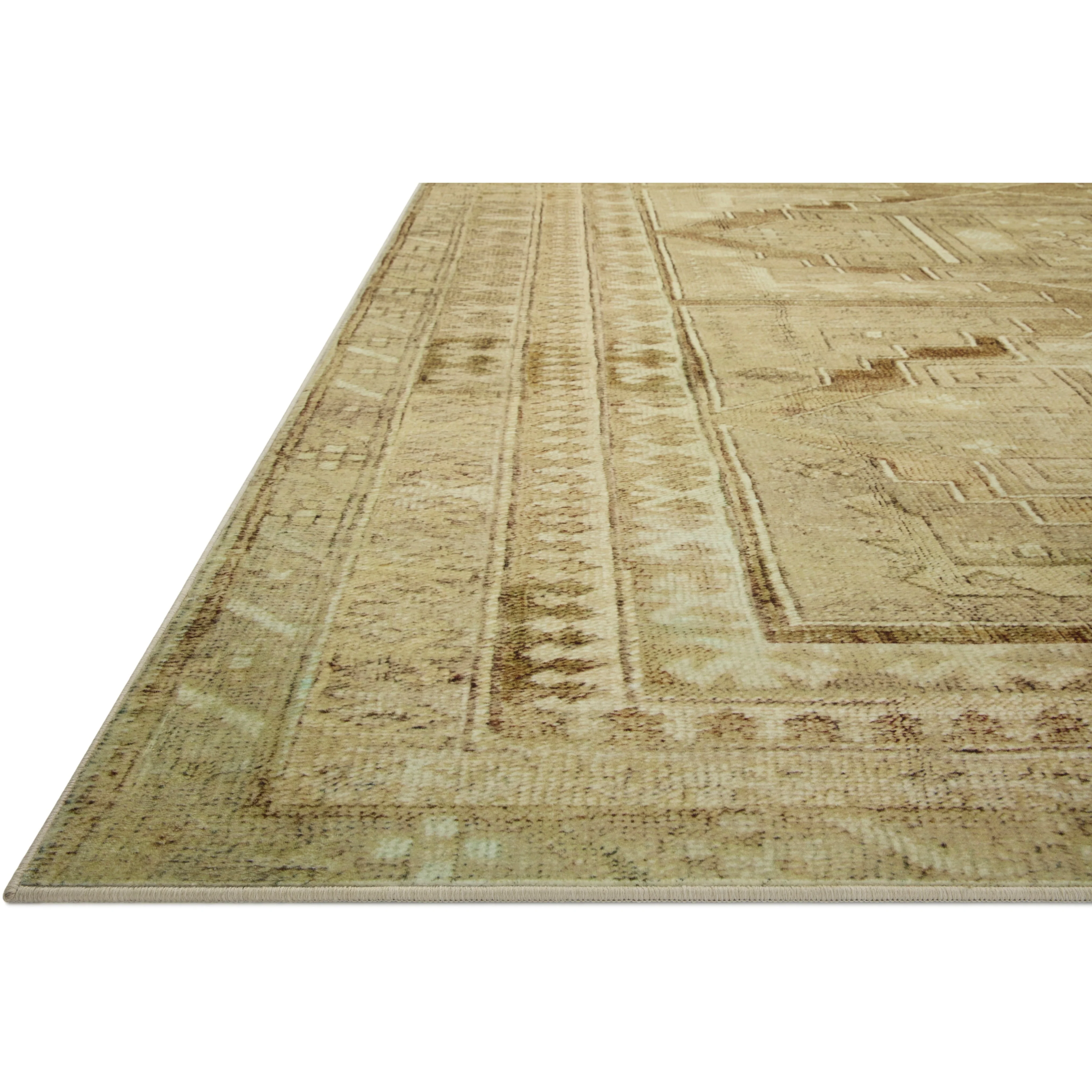 Sinclair Khaki / Tobacco  Rug | Magnolia Home by Joanna Gaines x Loloi - Image 7