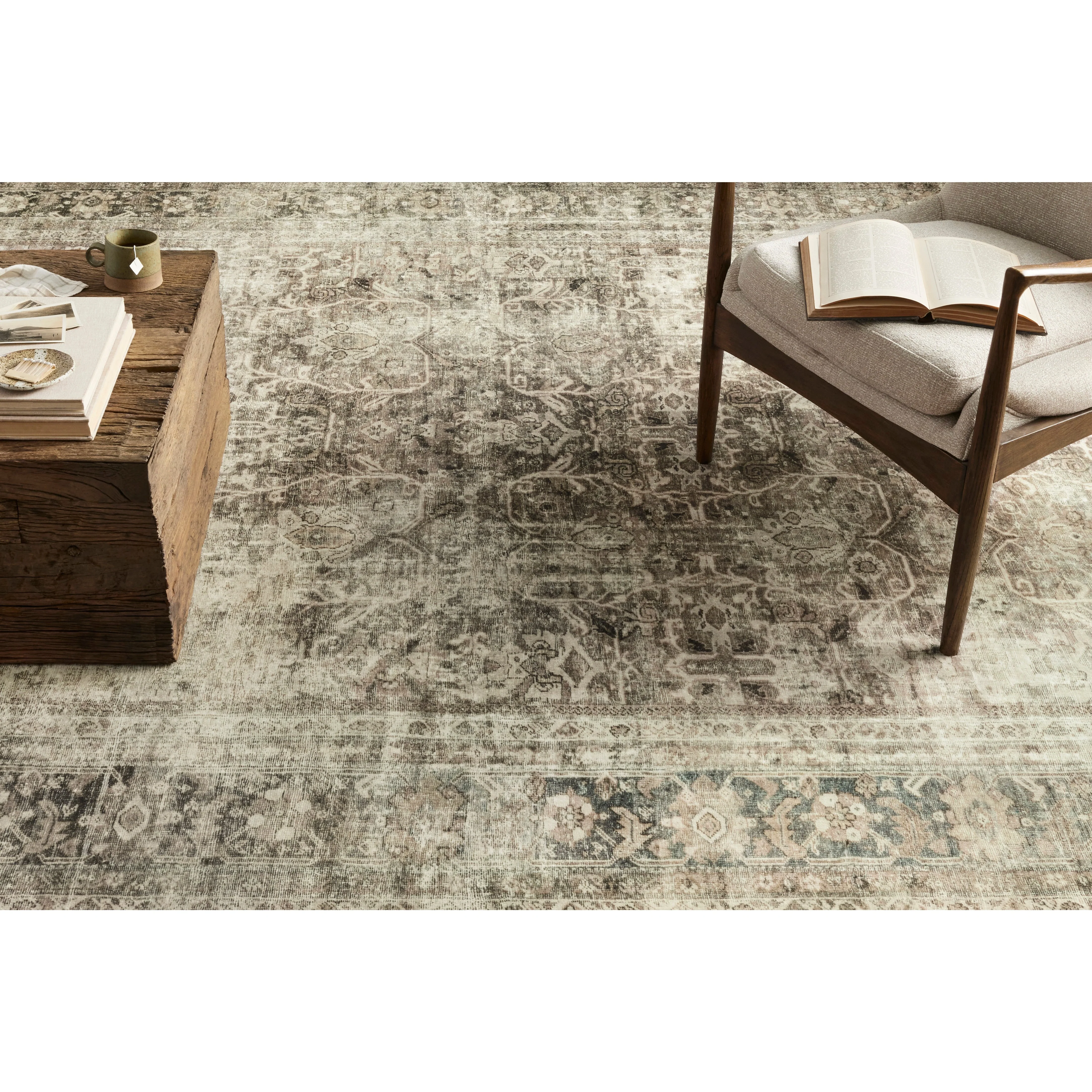 Sinclair Pebble / Taupe Rug | Magnolia Home by Joanna Gaines x Loloi - Image 5