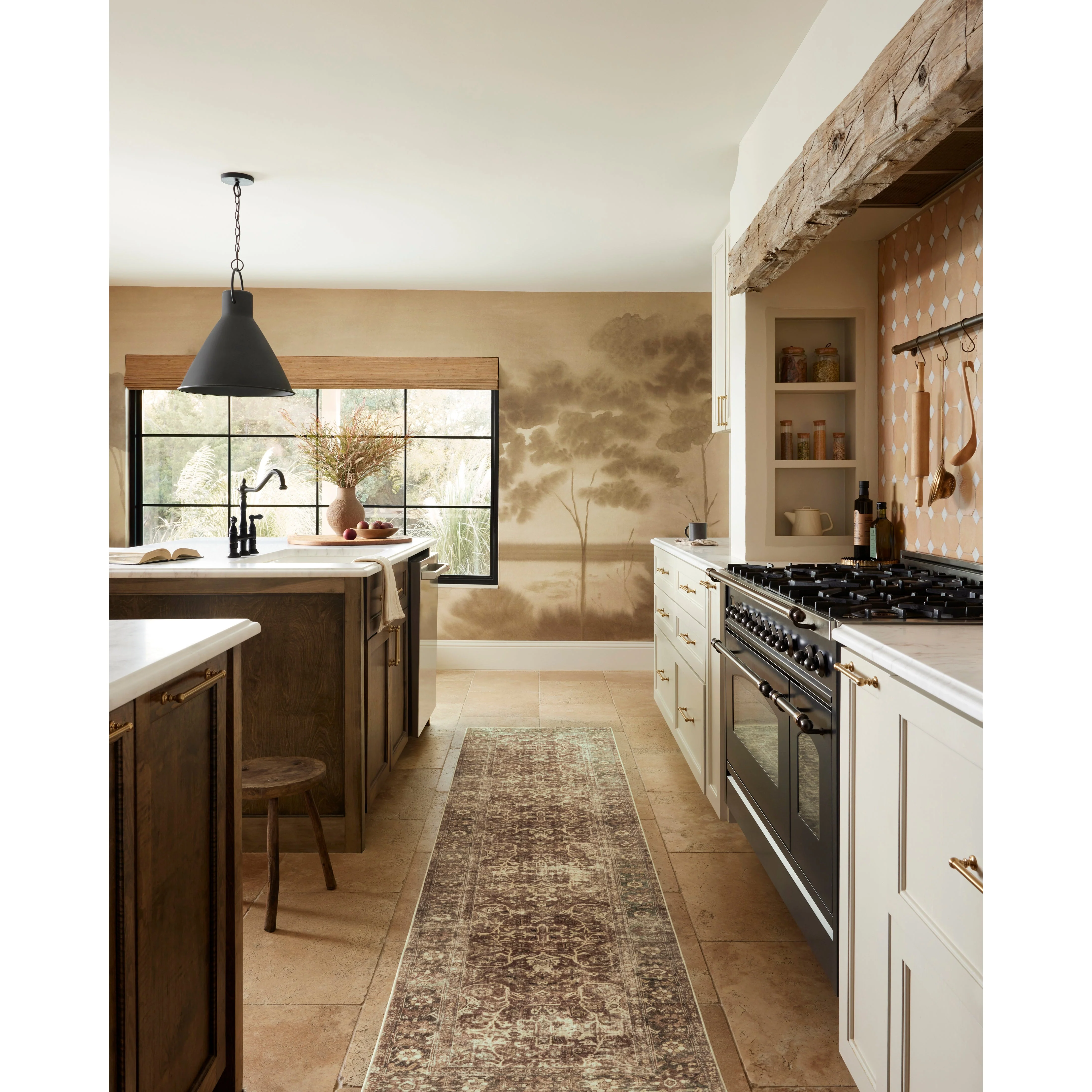 Sinclair Rust / Lagoon Rug | Magnolia Home by Joanna Gaines x Loloi - Image 4