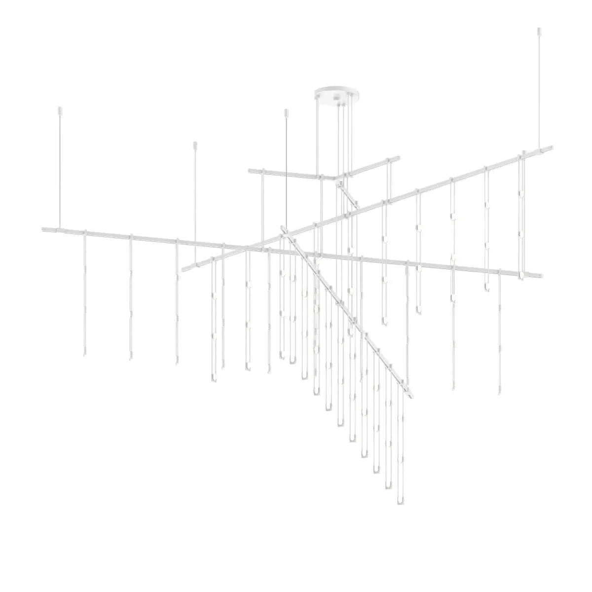 Suspenders 4-Tier Tri-Bar w/Crystal - Image 5