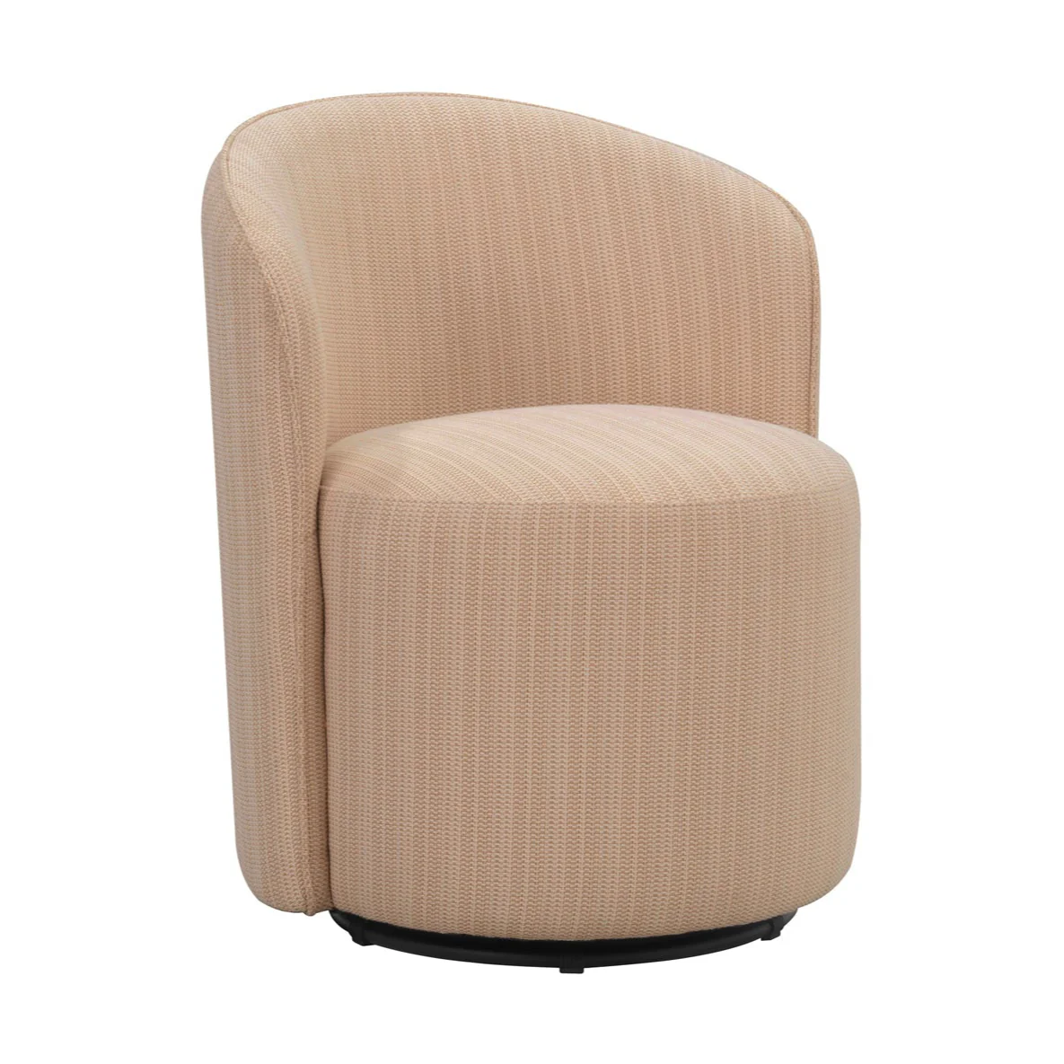 Sylvie Outdoor Swivel Dining Chair Cream - Image 2