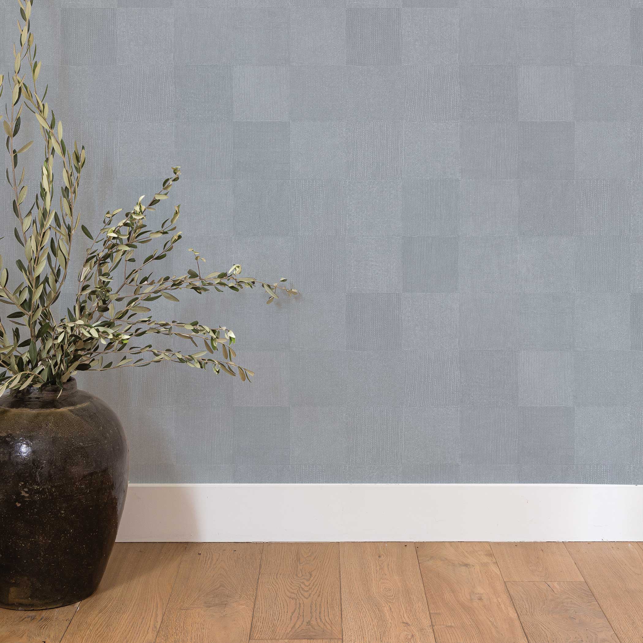 Textured Check Peel and Stick Wallpaper by Pure Salt - Image 4