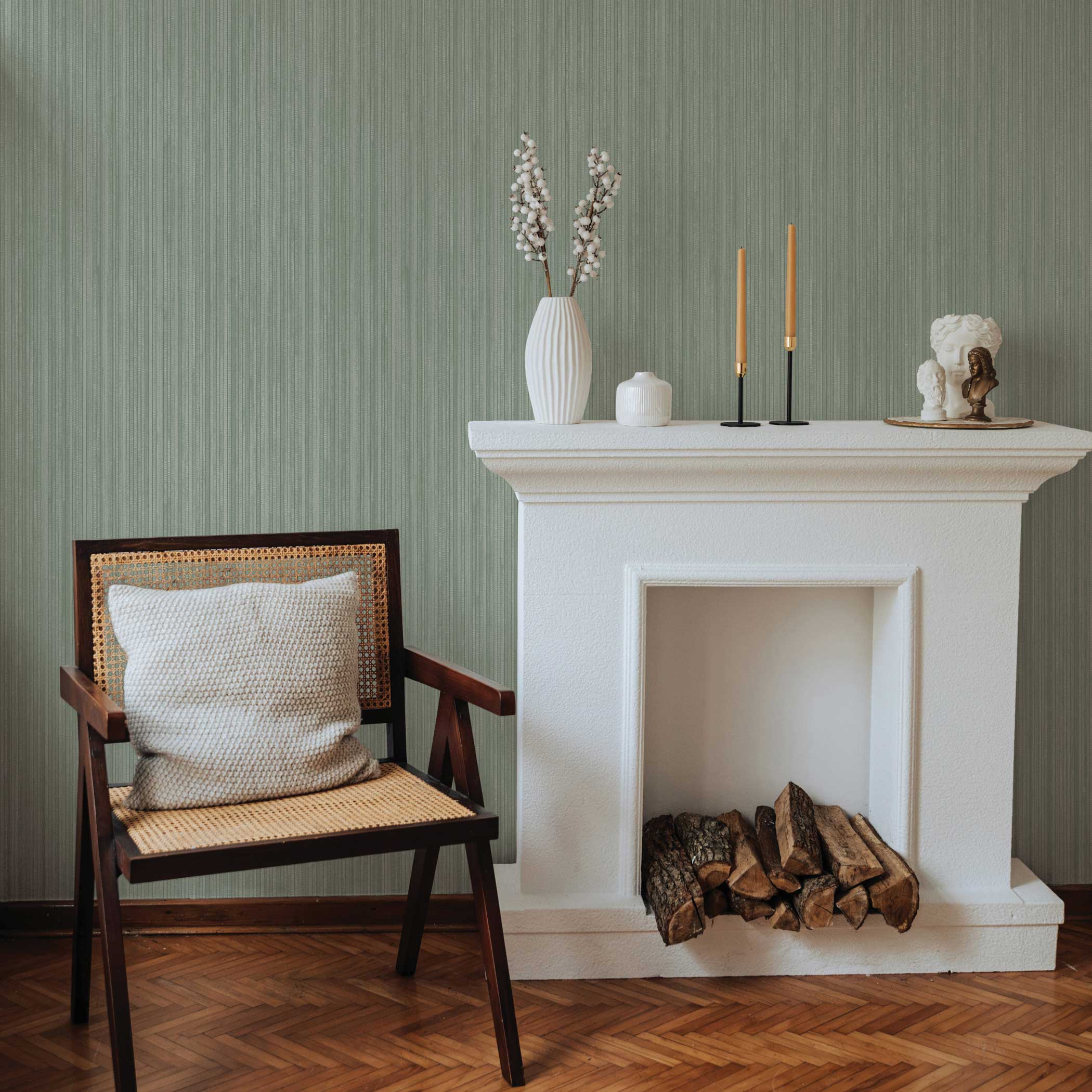 Faux Grasscloth Peel and Stick Wallpaper - Image 11
