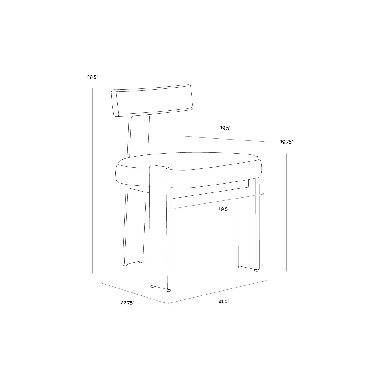 Titan Dining Chair - Image 9