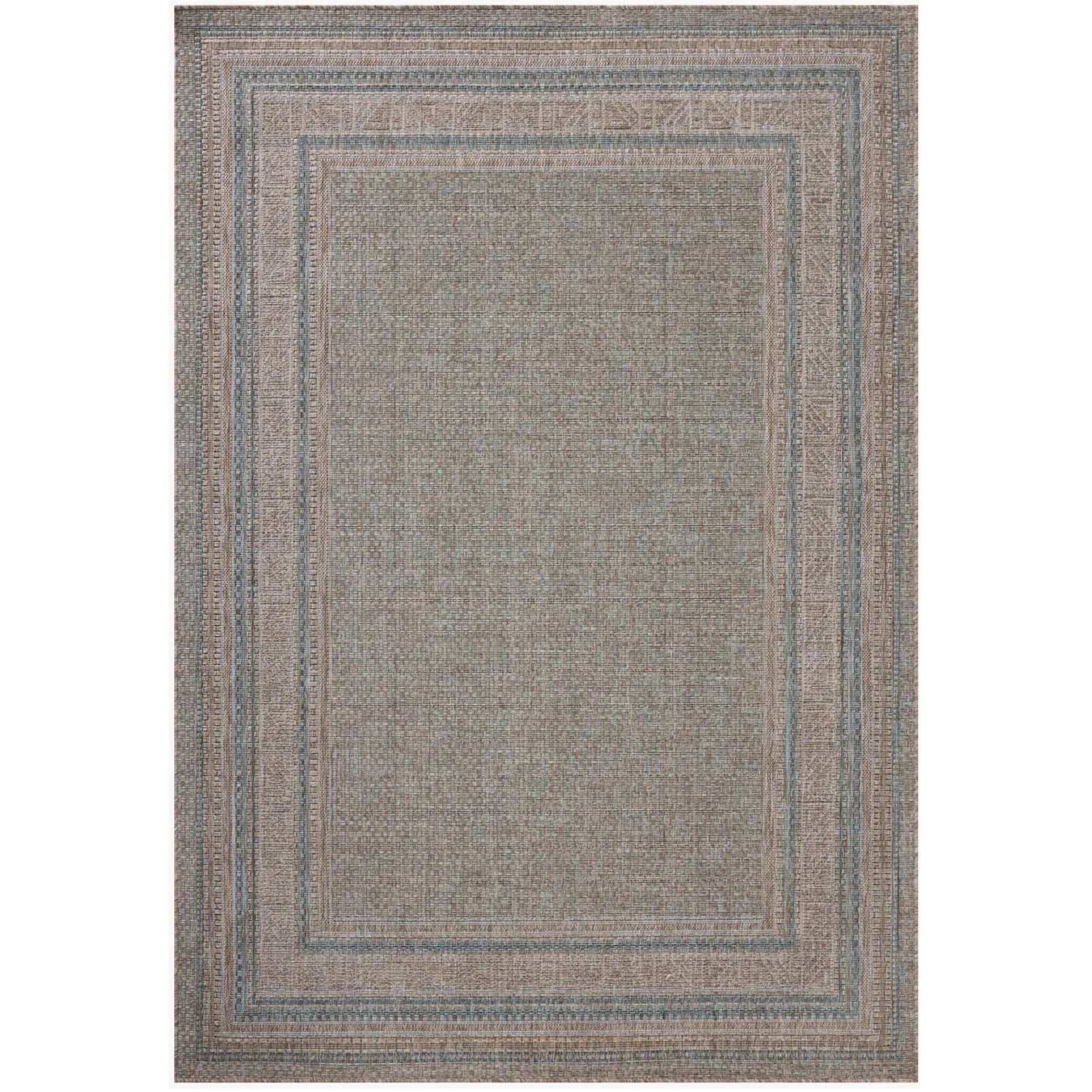 Topanga Natural / Teal Rug | Amber Lewis x Loloi
