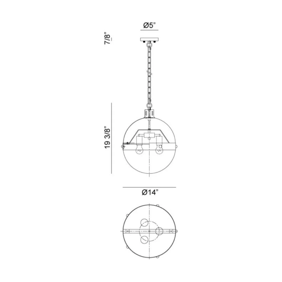 Torino 3-Light Pendant - Image 9