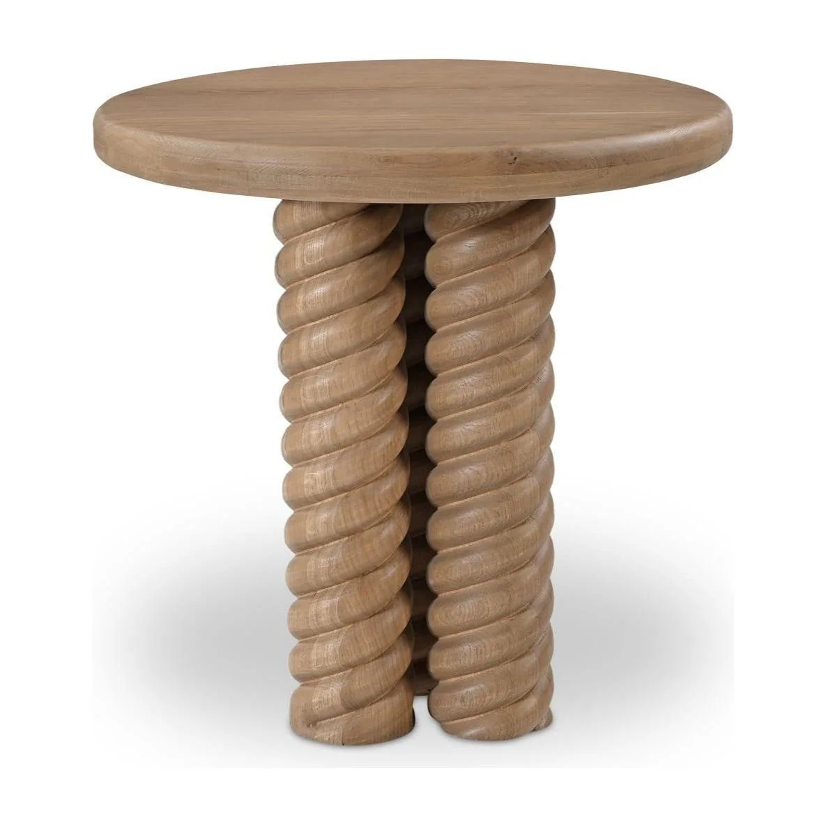 Treccia Oak Side Table