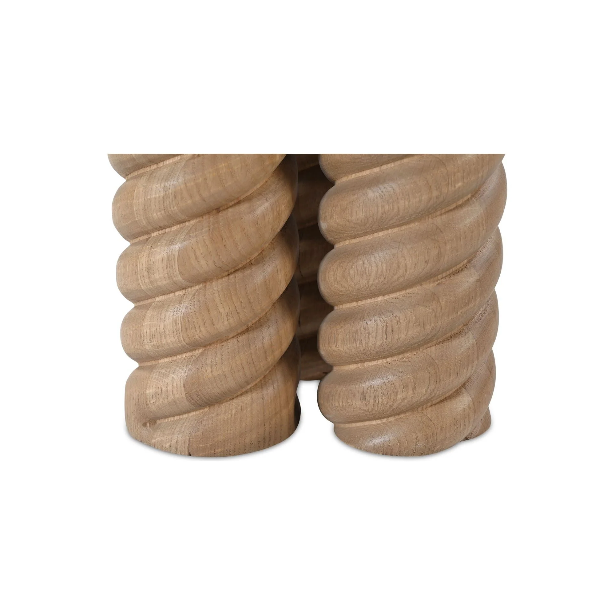 Treccia Oak Side Table - Image 7