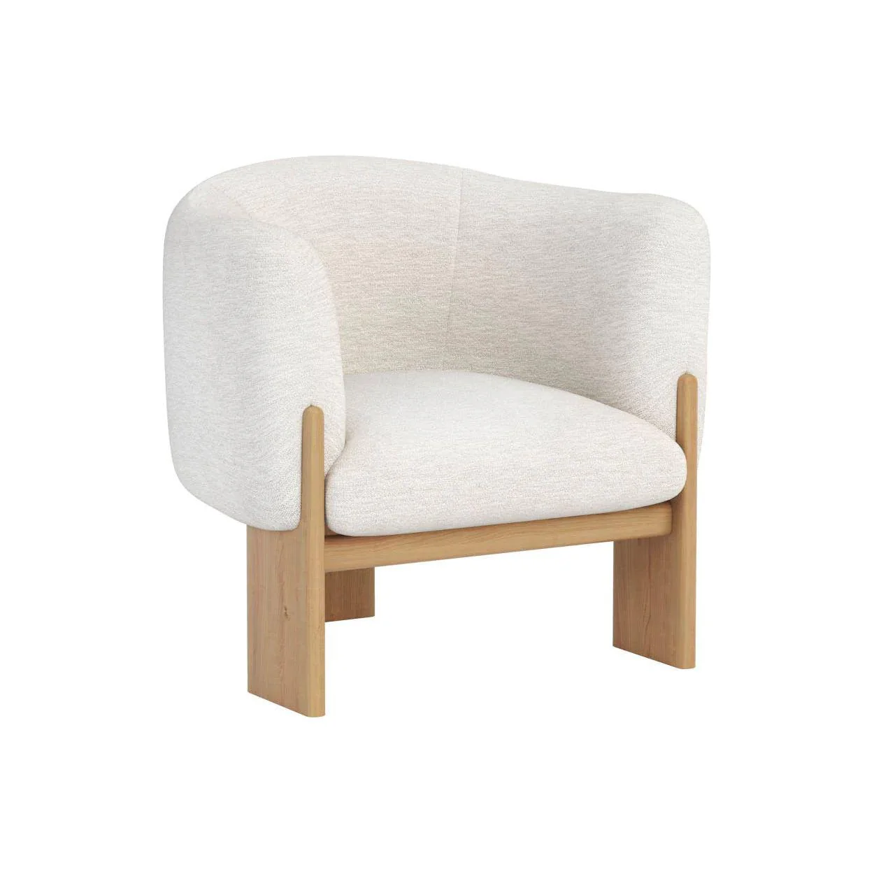 Trine Lounge Chair - Rustic Oak - Image 7