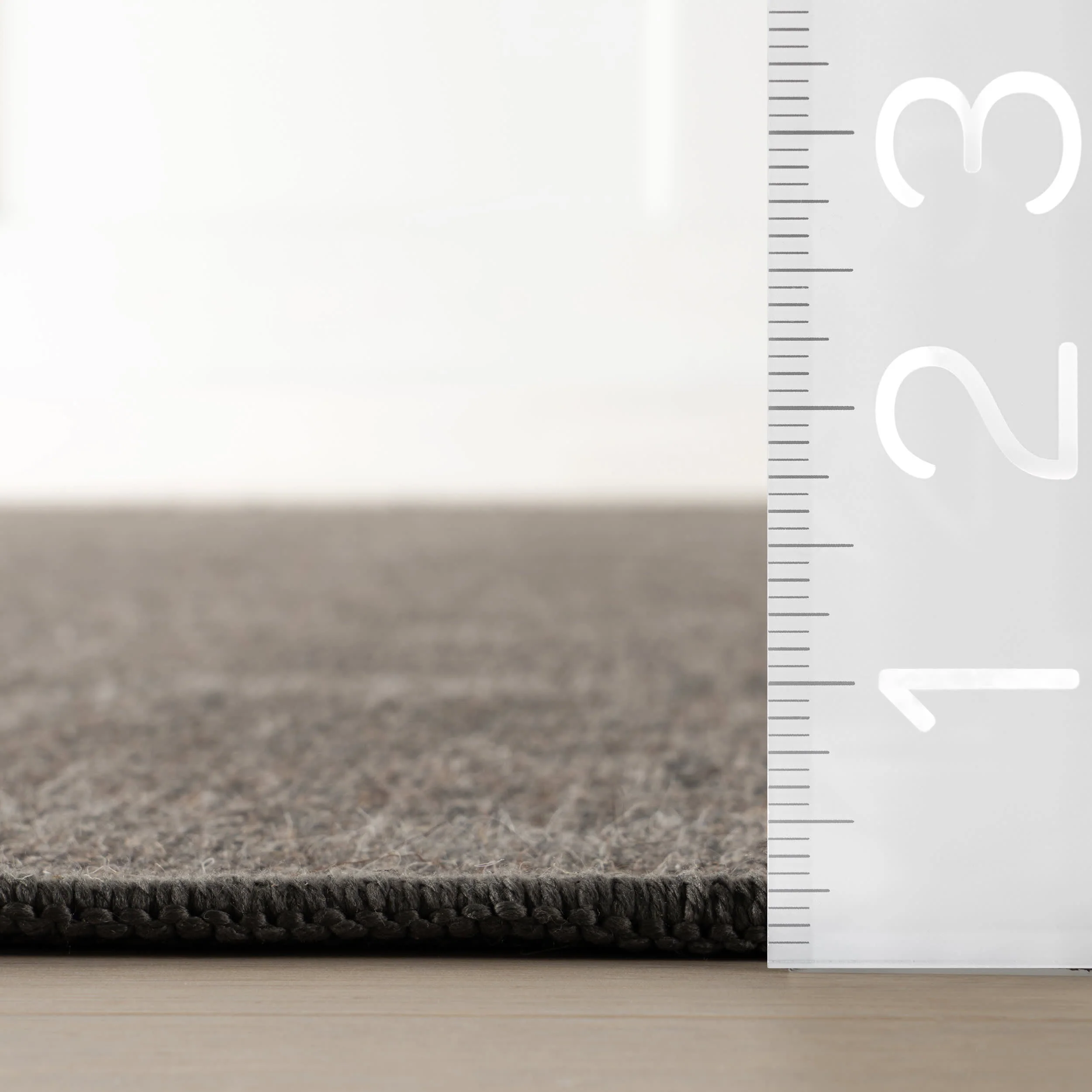 Walker Checkered Washable Rug by Nate Berkus | Charcoal - Image 6