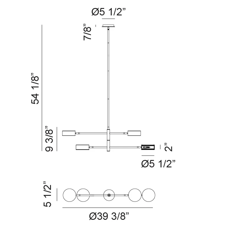 Weatherton 4-Light Chandelier - Image 3