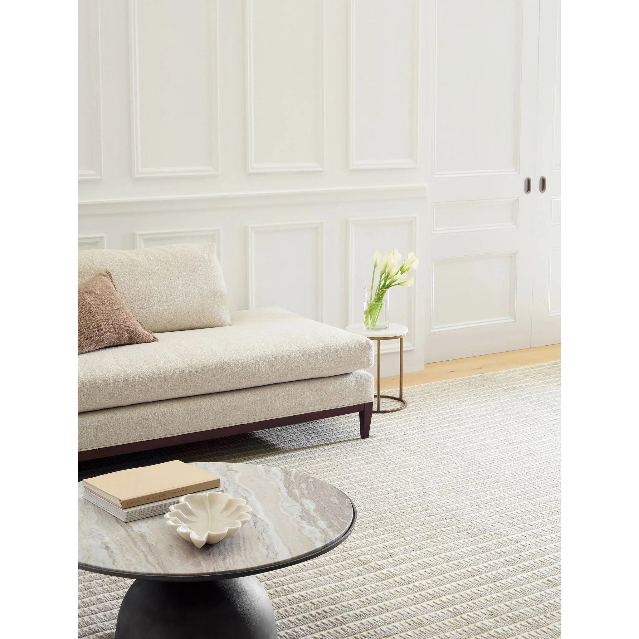 Whitby Grey Hand Knotted Wool Rug - Image 3