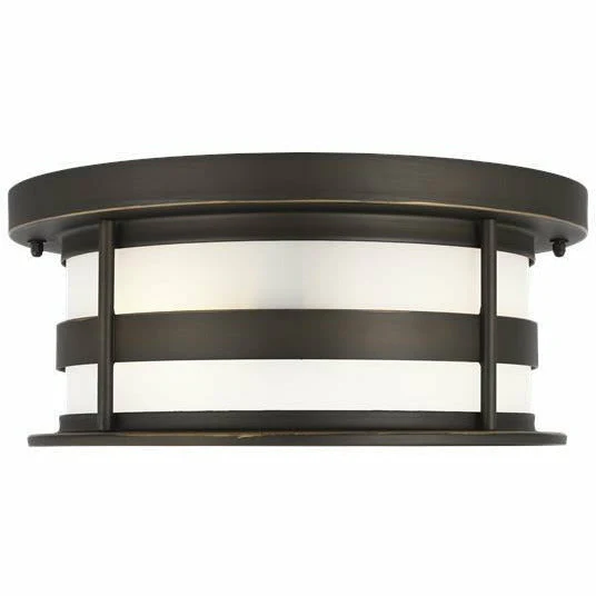 Wilburn Two Light Outdoor Flush Mount