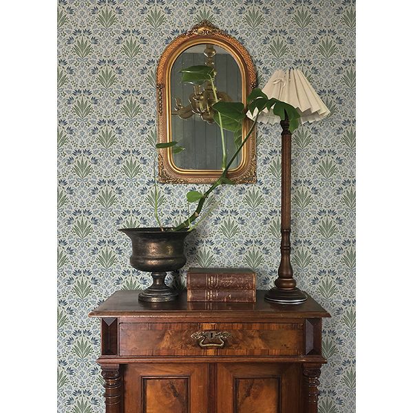 Woodbury Floral Damask Wallpaper - Image 15
