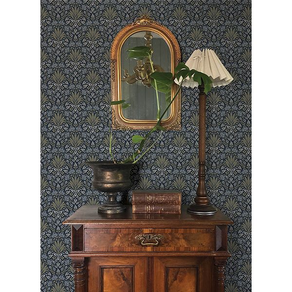 Woodbury Floral Damask Wallpaper - Image 27