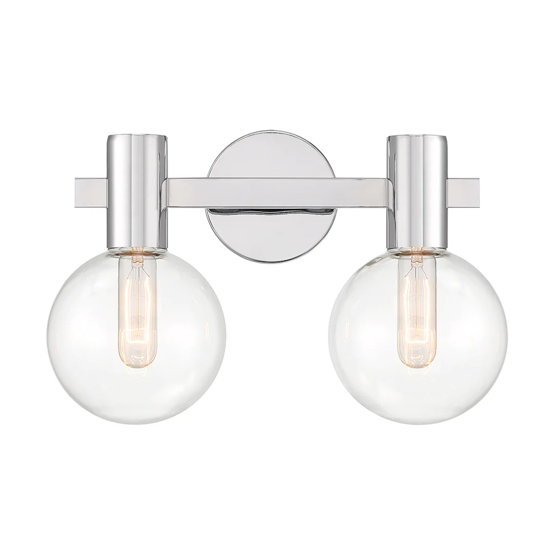 Wright 2-Light Bathroom Vanity Light